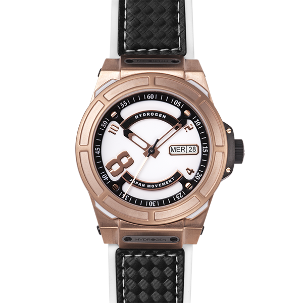 Otto Blanco con Detalles en Oro Rosa