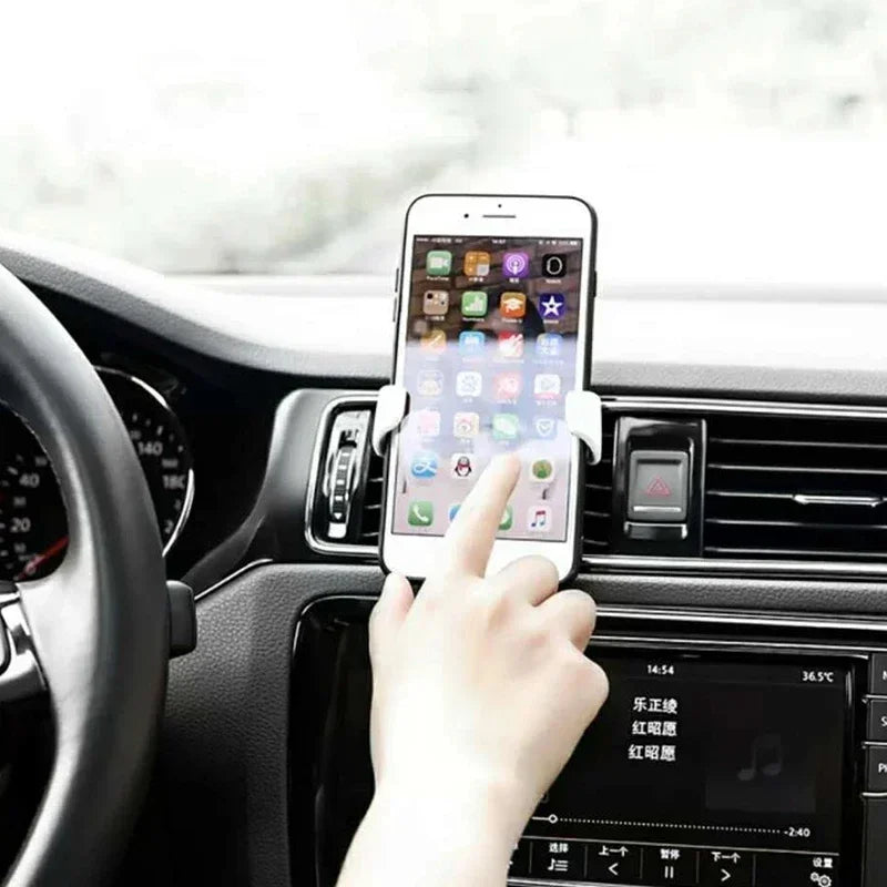 Universal Gravity Auto Phone Holder Car Air Vent Clip Mount Mobile