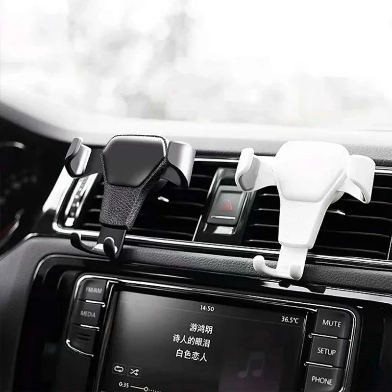 Universal Gravity Auto Phone Holder Car Air Vent Clip Mount Mobile