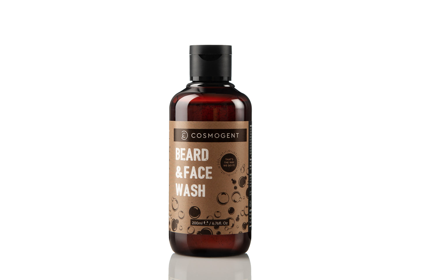 COSMOGENT Gel Limpiador para Barba y Rostro – 200ml